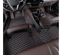 Tapis de Sol de Voiture en Cuir pour Renault Arkana 2021 2022 2023 2024 2025 2026 (LHD), Tous Temps Antidérapant Imperméable Tapis Sol, Couverture ComplèTe Tapis,Black Red