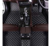 Tapis De Sol De Voiture en Cuir sur Mesure pour Nissan Qashqai J12 2021 2022(LHD), Cuir Tapis Coffre ComplèTe Moquettes AntidéRapant Cargaison Doublure Accessoires,D/Black-Beige