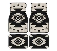 Tapis de Sol de Voiture Motif sud-Ouest, Ensemble de 4 pièces, Tous Temps, antidérapants, universels pour Voiture