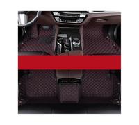 Tapis De Sol De Voiture Personnalisés Moquettes Et Accessoires pour Peugeot 308 2007 2008 2009 2010 2011 2012 2013 2014 2015 2016-2023 POMPOMPUR(Black-Red,2020-2023)