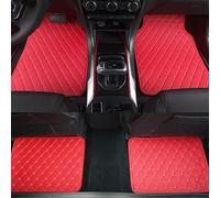 Tapis de Sol de Voiture pour Mercedes Benz AMG Clase c C Class C200 C220 C300 C43 C63, Antidérapant Imperméable Avant Tapis Arrière Protection Moquette Accessoires de Style,D Red
