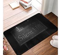 Tapis de Sol d'entrée Bienvenue à Silent Hill Paillasson Tapis Tapis Tapis Polyester Anti-dérapant Sol Decorroom Salon décoration de la Maison 60x90cm