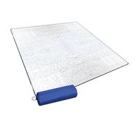 Tapis de sol d'extérieur - Couverture de pique-nique thermique pliable | Tapis de survie léger pour excursions à la plage, randonnée, trekking, abri, tapis de voyage portable, tapis d'isolation double