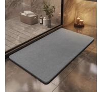 Tapis de sol Diatom Mud, tapis de salle de bain super absorbant, antidérapant, tapis de sol de salle de bain à séchage rapide, multi-forme et multicolore en option, sain et respectueux de