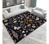 Tapis de sol d'intérieur antidérapant en forme de papillon - Lavable en machine pour un entretien facile - Parfait pour la décoration d'intérieur et les espaces de vie confortables.