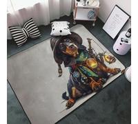 Tapis de sol doux et lavable pour salon, chambre à coucher, motif magicien fantastique, tapis antidérapant 91 x 152 cm, tapis d'intérieur pour décoration de chambre à coucher, esthétique
