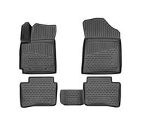 Tapis de Sol ELEMENT 3D sur Mesure pour Hyundai i10 2019 -> Europe, 4pcs, Noir