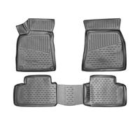 Tapis de Sol ELEMENT 3D sur Mesure pour Mercedes-Benz GLB (I (X247)), 2019->, 3pcs, Noir