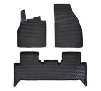 Tapis De Sol En Caoutchouc 3D - J&J AUTOMOTIVE - Renault Scenic 2009-2016 - Noir - Sur Mesure - Antidérapant