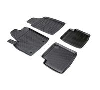 Recambo Tapis de sol en caoutchouc 3D pour Fiat Abarth 500 500c | Années de construction 2007-2020 | Ajustement parfait + bordure