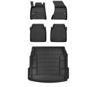 Tapis de sol en caoutchouc 3D SET Audi A8 D4 Berline longue 2009-2017