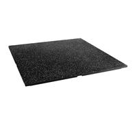 Tapis de sol en caoutchouc, HMS POS25 Noir 100x100 cm Unisex