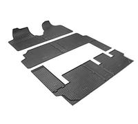 Tapis de sol en caoutchouc parfaitement adaptés pour Peugeot Expert 3 rangées (3 + 3 + 3)