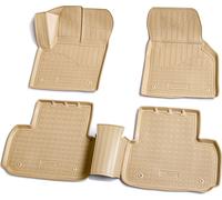 Tapis de Sol en Caoutchouc Pour Land Rover Discovery Sport L550 2014> Beige Rand