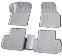 Tapis de sol en caoutchouc pour Land Rover Discovery Sport L550 à partir de 2014> Gris avec bordure