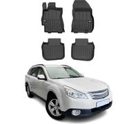 Tapis de sol en caoutchouc pour Subaru Legacy V 2009-2014 OMAC 3D Noir Premium TPE