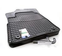 Tapis de sol en caoutchouc pour VW ID4 ID.4 (lot de 4) Tapis de sol en caoutchouc haut de gamme Tapis intérieur Noir