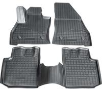 Tapis de sol en caoutchouc Premium 3D pour FIAT 500L | année à partir de 2012- | ajusté avec bordure
