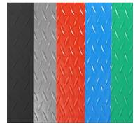 Tapis De Sol en Caoutchouc PVC for Remorque, Chaise Bureau, Sols Durs, Antidérapant Et Imperméable, Épais, Idéal for La Maison, Salle Sport, Le Garage(Green,1.3x2m/4.2x6.5ft)