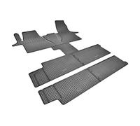 Tapis de sol en caoutchouc spécialement conçu pour le véhicule VW T6.1 Caravelle Transporter à partir de 2019-8