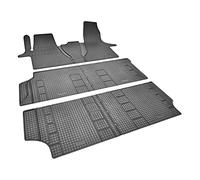 Tapis de sol en caoutchouc sur mesure - Parfaitement adapté pour VW T6.1 Multivan à partir de 2019 - 9 sièges.