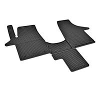 Tapis de sol en caoutchouc sur mesure pour VW T5 Transporter/Caravelle/Multivan de 2003 à 2015 | 2 places + Tunel