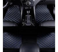 Tapis De Sol en Cuir PU pour Fiat Stilo Multi Wagon 2002 2003 2004 2005 2006 2007 2008 - Anti-PoussièRe, ImperméAbles Et AntidéRapants - pour Un Confort De Conduite Optimal,Black-Blue