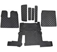 Tapis de Sol en Eco-Cuir Compatible avec Man TGX 2018+ Automatique W/1 Tiroir Automatique Noir