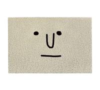 Tapis de sol en forme d'anneau de soie pour usage domestique, tapis de sol en PVC pour décoration d'entrée (Mr. Big Nose, 100 x 150 cm)