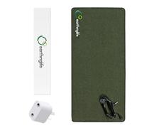 Tapis de sol en microfibre de daim haute conductivité pour ordinateur de lit de pied 25 x 68 cm Coussin universel thérapie mieux dormir, réduire le stress, améliorer l'équilibre, la flexibilité, vert