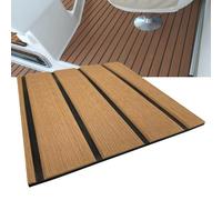 Tapis de Sol en Mousse EVA avec revêtement de Pont Auto-adhésif, antidérapant, Imitation Teck, pour Bateaux à Moteur, pontons, Yachts et Kayaks, C, 240 x 120 cm