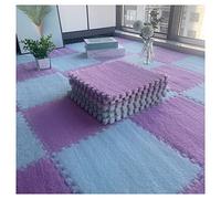 Tapis de sol en mousse, tapis puzzle souple emboîtable pour salon et chambre à coucher, 20 pièces en peluche pour enfants et sécurité à la maison