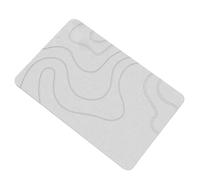 Tapis de sol en pierre de séchage de bain - Tapis de sol antidérapant - Séchage rapide - Tapis de roue d'entrée - Tapis de porte lavable - Absorption d'eau - Polyvalent pour le salon