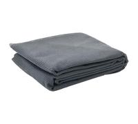 Tapis de sol en polyester Anthracite 3x2,5 m | Antidérapant, respirant, résistant à la moisissure, pliable, facile à couper, anti-crevaison