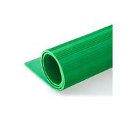 Tapis de sol en rouleau en caoutchouc, Coussin isolant haute tension 3 mm 6 kV multicolore, plusieurs tailles for sous-station de distribution(Green,100x800x0.3cm)
