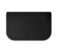 Tapis de sol en silicone ignifuge en demi-cercle offrant un ajustement stable et une protection contre la chaleur pour les cheminées intérieures et les zones de cuisson (106 x 61 cm)