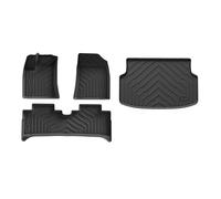 Tapis de Sol en TPE compatibles avec BYD Seagull 2023-2024, Tapis de Coffre en TPE Double Couche, antidérapants et résistants à l'usure.(4pcs LHD)