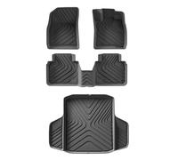 Tapis De Sol en TPE pour Conduite À Droite Protection De Coffre Toutes Saisons Noir pour Accord HEV 2023-2024 WEFOLCC(RHD 4P)