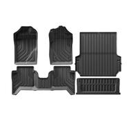 Tapis De Sol En TPE Pour Ford Pour Ranger (version Américaine 2024-2025) Uniquement Pour Benne De 1,60 M Et 150 Cm (59,6 Po) Tapis De Sol Voiture Tous Temps(Noir 4 RHD)