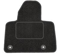 Tapis de sol en velours côté conducteur pour Citroën C5 II (2008-2017), Tapis Auto - 1 pièce - Ajustement parfait