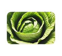 Tapis de sol en velours cristal 40 x 60 WHJSSF impression chou brillant, absorbant l'eau et antidérapant, confortable et doux pour porte de salle de bain