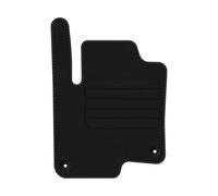 Tapis de sol en velours de qualité supérieure pour Smart ForFour I 454 année de construction 2004 - 2006 PREM LP - Fixations rondes - Tapis de voiture en velours avec protège-talon - Ajustement