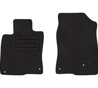 Tapis de sol en velours pour Honda Civic 10 avant, noir