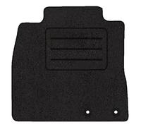 Tapis de sol en velours pour Nissan Note II conducteur, noir