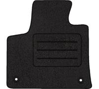 Tapis de sol en velours pour Peugeot 5008 II conducteur noir