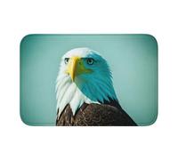 Tapis de sol épais antidérapant imprimé aigle courageux BROLEO antidérapant, facile à nettoyer, durable, parfait pour les toilettes et la salle de bain, 60 x 40 cm