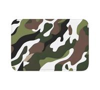 Tapis de sol épais antidérapant imprimé camouflage YYHWHJDE antidérapant, facile à nettoyer, durable, résistant à la décoloration, parfait pour toilettes et salle de bain, 60 x 40 cm