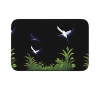Tapis de sol épais antidérapant Motif oiseaux volants dans la jungle XBKGOHA 60 x 40 cm