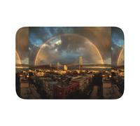 Tapis de sol épais antidérapant XBKGOHA The Rainbow After The Rainbow, antidérapant, facile à nettoyer, durable, parfait pour les toilettes et la salle de bain 60 x 40 cm