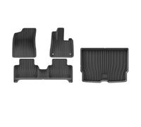 Tapis de Sol et de Coffre en TPE compatibles avec Volvo EX30 2024-2025 (Conduite à Gauche et à Droite), de Dossier et de Coffre Toutes Saisons.(4pcs RHD Singel)